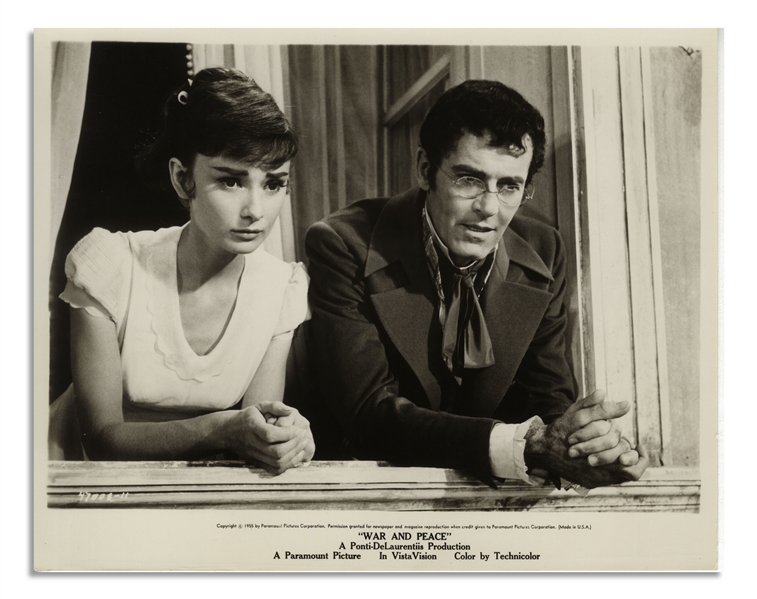 Audrey Hepburn Personally Owned 10'' x 8'' Photo From ''War and Peace''